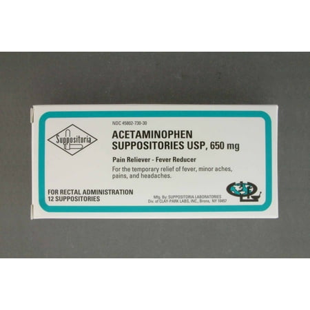 Perrigo Acephen Acetaminophen Supplement Tablets, 650 mg, 12 Count