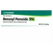 Perrigo Benzoyl Peroxide 5% Aqueous Base Acne Treatment Gel 2.1 oz, 2-Pack