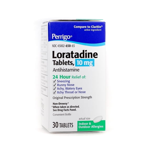 Perrigo Loratadine Tablets, 10 mg, 30 Count