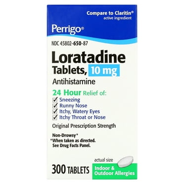 Perrigo Loratadine Tablets, 10 mg, 300 Count