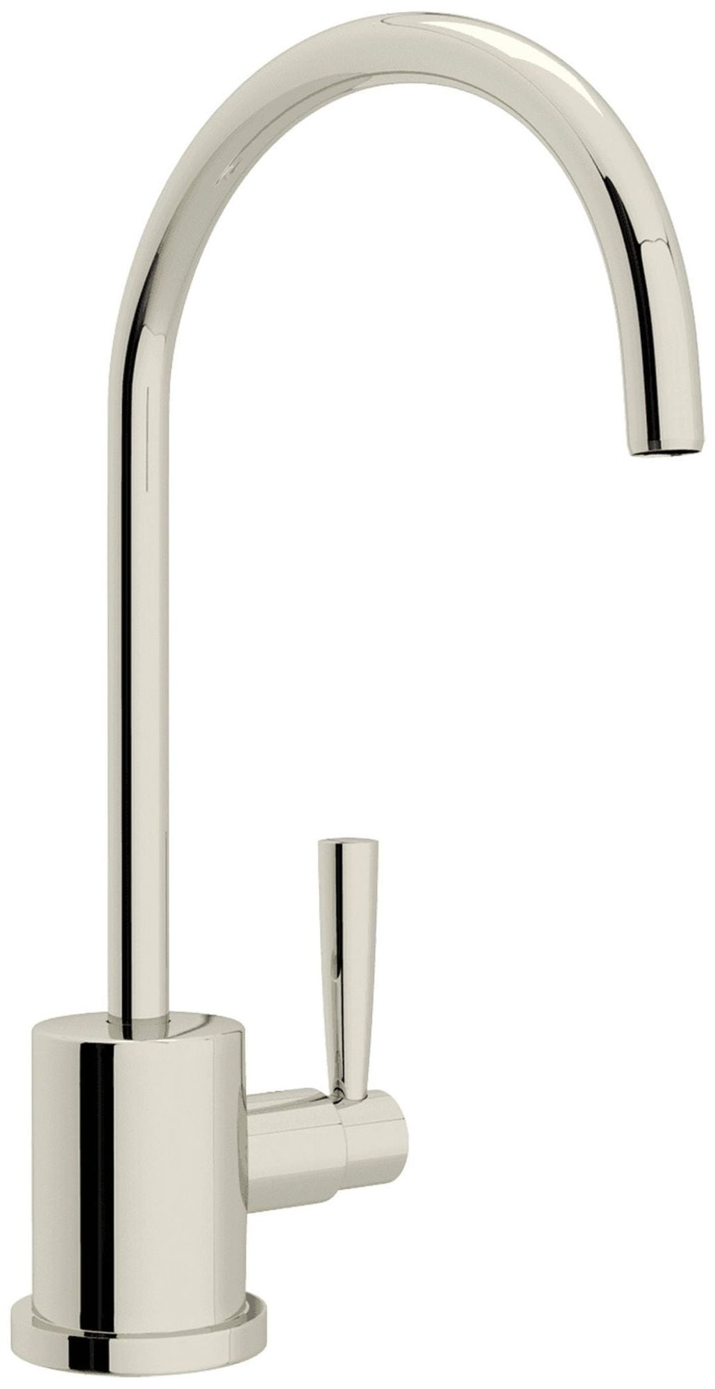 Holborn Polished Nickel 11" Modern Deck Mounted Kitchen Faucet