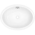 thumbnail image 1 of Perrin And Rowe U.2525 19-11/16" Oval Vitreous China Undermount Bathroom Sink - White, 1 of 5