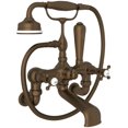 thumbnail image 1 of Perrin And Rowe U.3007X/1 Georgian Era Wall Mounted Clawfoot Tub Filler - Bronze, 1 of 7