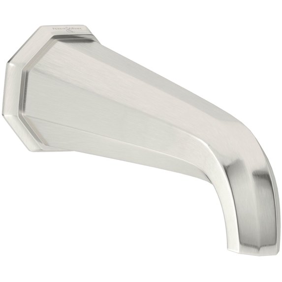 Perrin And Rowe U.3183 Deco 7" Tub Spout - Nickel