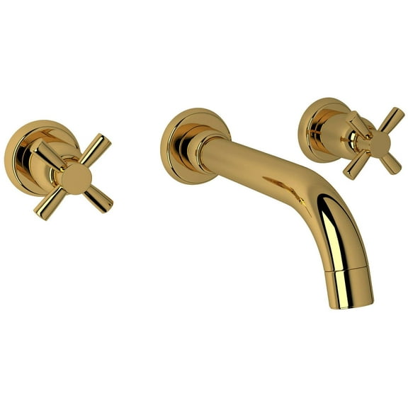 Perrin And Rowe U.3322X/To-2 Holborn 1.2 GPM Wall Mounted Bathroom Faucet - Brass