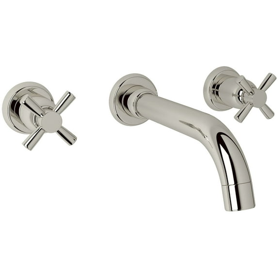 Perrin And Rowe U.3322X/To-2 Holborn 1.2 GPM Wall Mounted Widespread Bathroom Faucet -