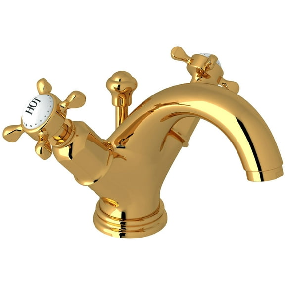 Perrin And Rowe U.3626X-2 Edwardian 1.2 GPM Single Hole Bathroom Faucet - Brass