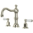 thumbnail image 1 of Perrin And Rowe U.3720L-2 Edwardian 1.2 GPM Widespread Bathroom Faucet - Nickel, 1 of 5