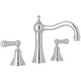 thumbnail image 1 of Perrin And Rowe U.3723Ls-2 Georgian Era 1.2 GPM Widespread Bathroom Faucet - Chrome, 1 of 5