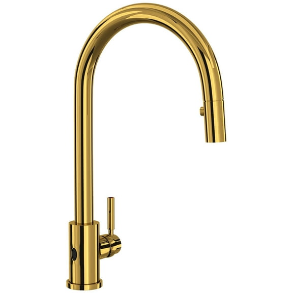Perrin And Rowe U.4034Ls-2 Holborn 1.75 GPM Pull Down Touchless Kitchen Faucet - Brass