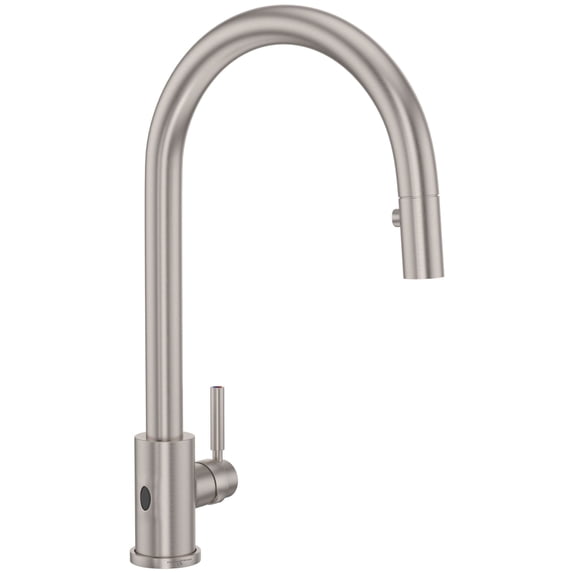 Perrin And Rowe U.4034Ls-2 Holborn 1.8 GPM Single Hole Pull Down Kitchen Faucet - Nickel