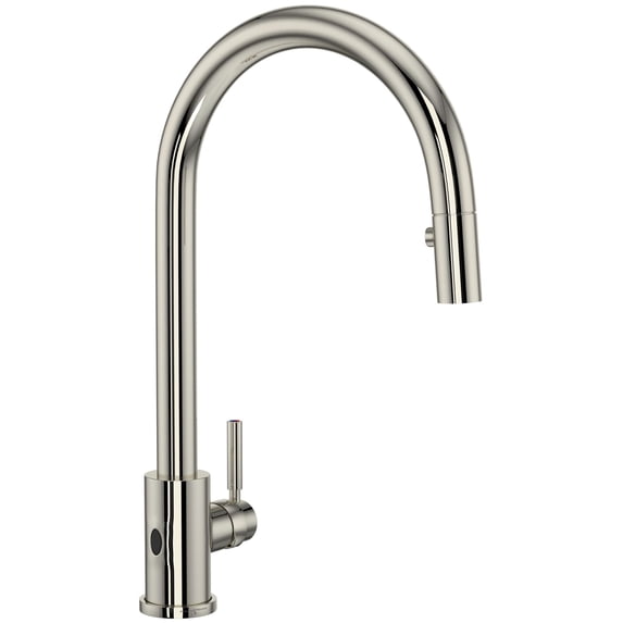 Perrin And Rowe U.4034Ls-2 Holborn 1.8 GPM Single Hole Pull Down Kitchen Faucet - Nickel