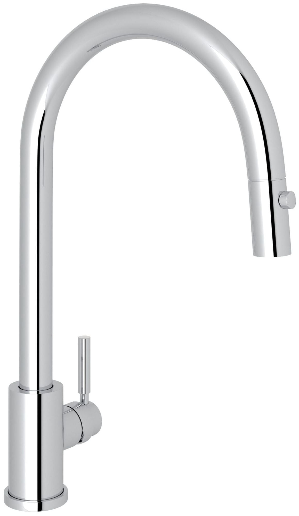 Perrin And Rowe U.4044-2 Holborn 1.75 GPM Single Hole Pull Down Kitchen Faucet - Chrome