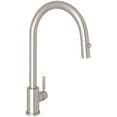 thumbnail image 1 of Perrin And Rowe U.4044-2 Holborn 1.75 GPM Single Hole Pull Down Kitchen Faucet - Nickel, 1 of 7
