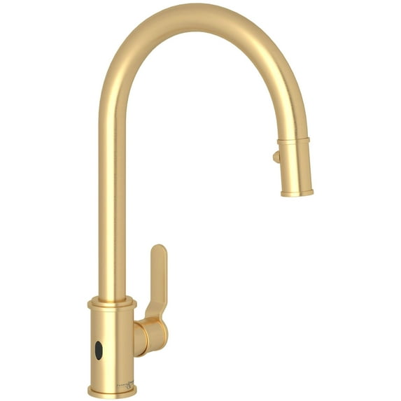 Perrin And Rowe U.4534Ht-2 Armstrong 1.8 GPM Single Hole Pull Down Kitchen Faucet - Satin