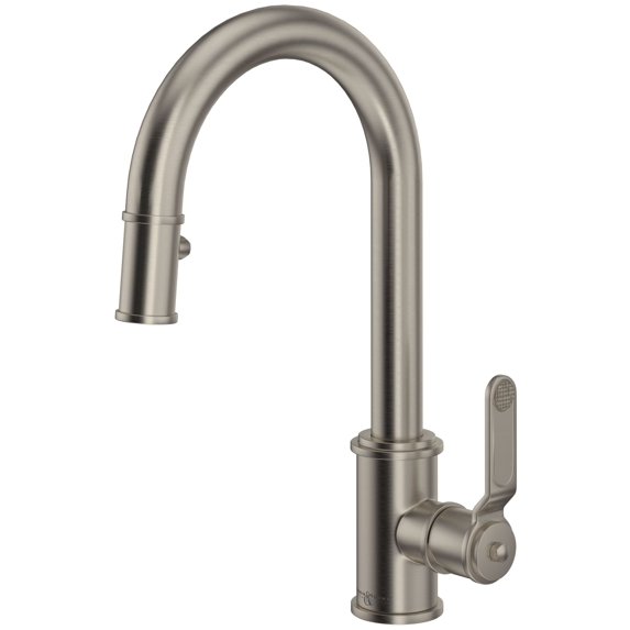Perrin And Rowe U.4543Ht-2 Armstrong 1.8 GPM Single Hole Pull Down Bar Faucet - Nickel