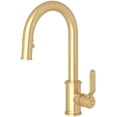 thumbnail image 1 of Perrin And Rowe U.4543Ht-2 Armstrong 1.8 GPM Single Hole Pull Down Bar Faucet - Satin, 1 of 5