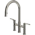 thumbnail image 1 of Perrin And Rowe U.4549Ht-2 Armstrong 1.8 GPM Widespread Bridge Pull Down Kitchen Faucet -, 1 of 5