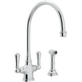 thumbnail image 1 of Perrin And Rowe U.4710-2 Georgian Era 1.8 GPM Single Hole Kitchen Faucet - Chrome, 1 of 2