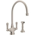thumbnail image 1 of Perrin And Rowe U.4710-2 Georgian Era 1.8 GPM Single Hole Kitchen Faucet - Nickel, 1 of 2