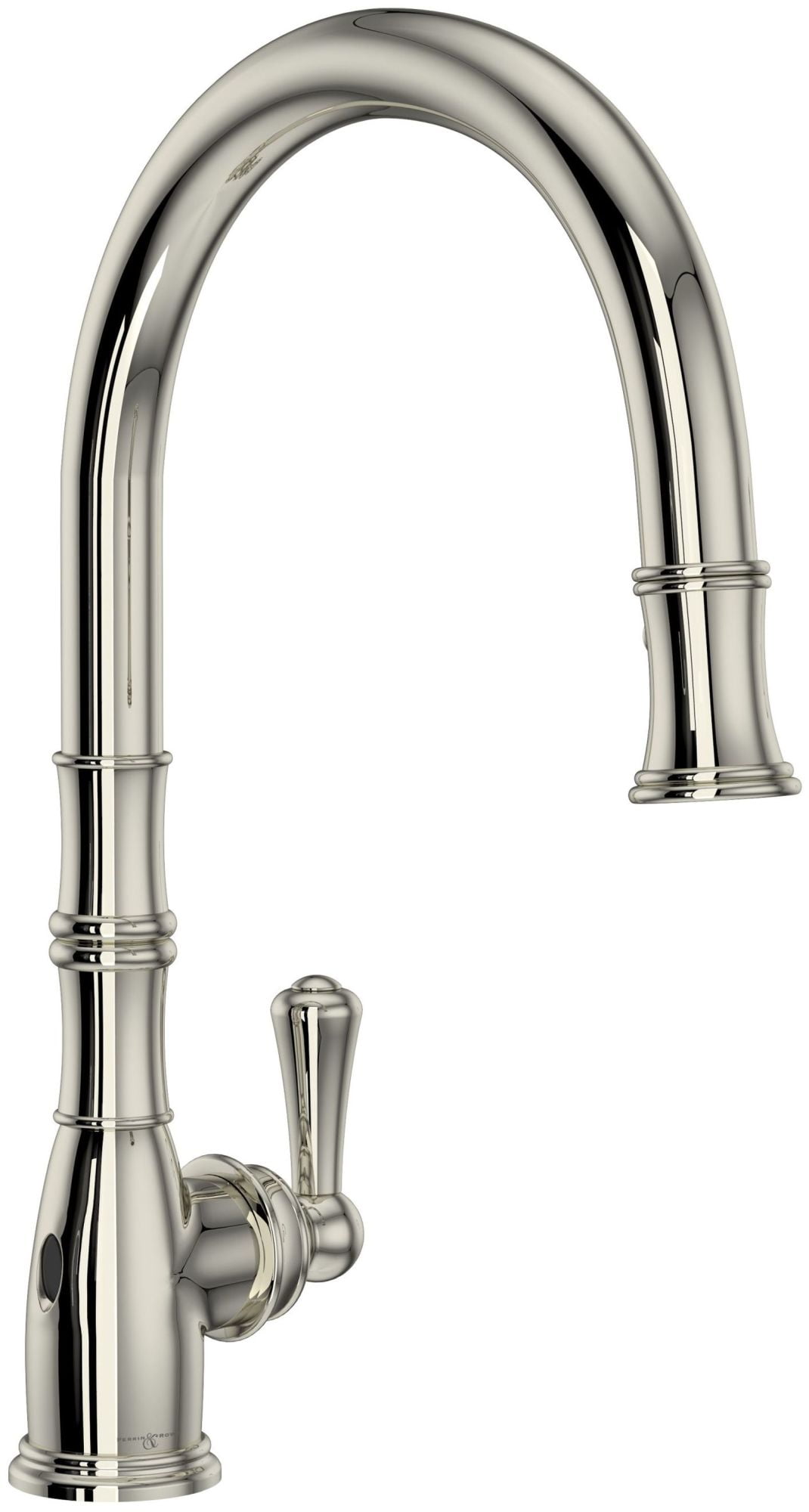 Polished Nickel Traditional Pull-Down Kitchen Faucet