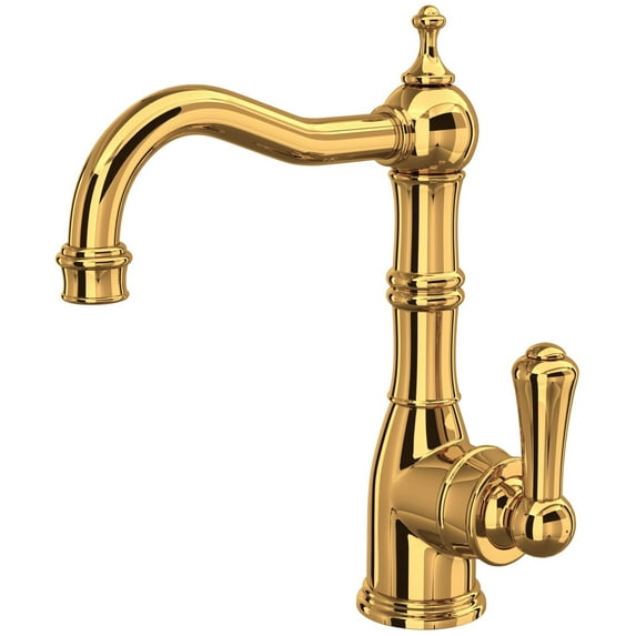 Perrin And Rowe U.4739-2 Edwardian 1.8 GPM Single Hole Bar Faucet - Gold