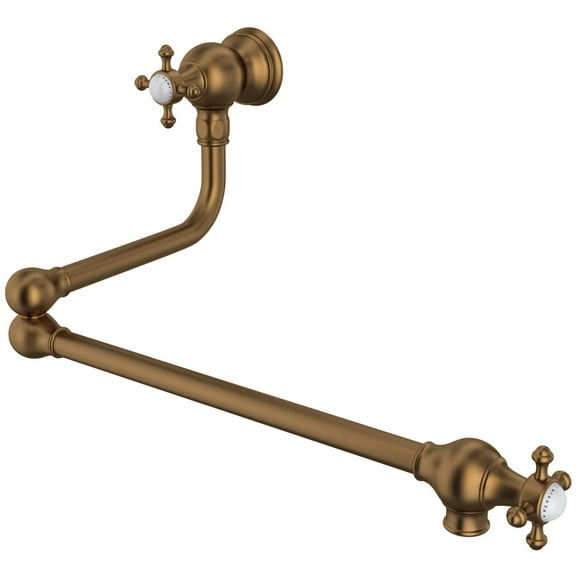 Perrin And Rowe U.4798X-2 Edwardian 1.8 GPM Wall Mounted Single Hole Pot Filler - Bronze