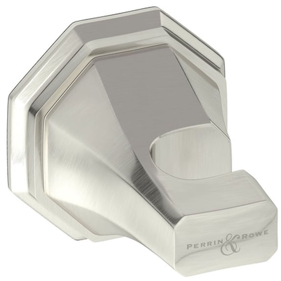 Perrin And Rowe U.5100 Deco Brass Wall Mounted Hand Shower Holder - Nickel