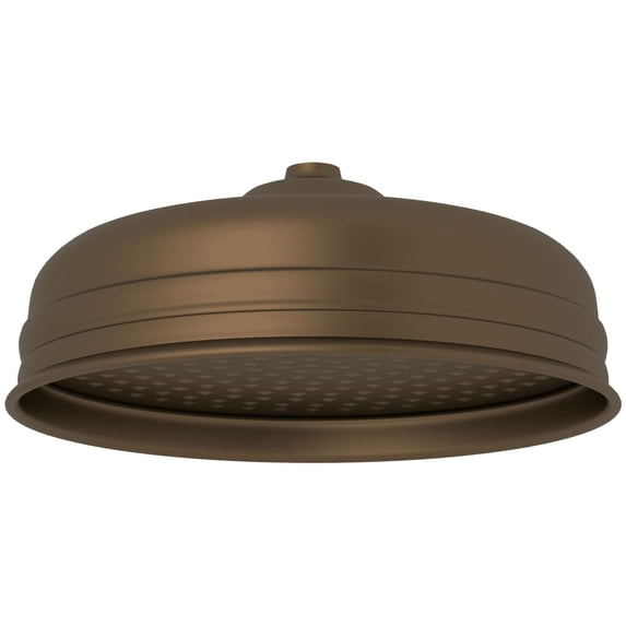 Perrin And Rowe U.5204 1.8 GPM Single Function Rain Shower Head - Bronze