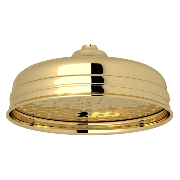 Perrin And Rowe U.5205 8" 1.75 GPM Single Function Rain Shower Head - Brass