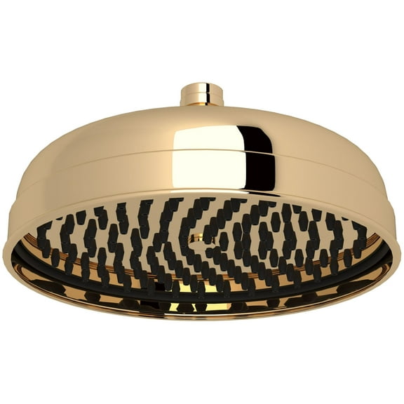 Perrin And Rowe U.5260 1.8 GPM Single Function Rain Shower Head - Gold