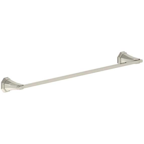 Perrin And Rowe U.6140 Deco 18" Towel Bar - Nickel