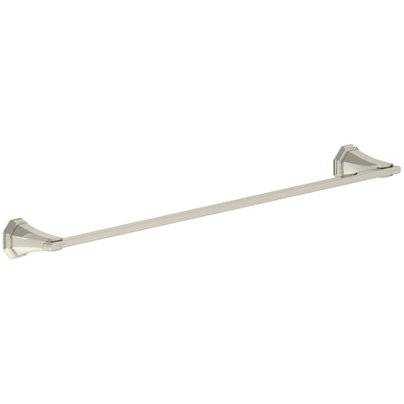 Perrin And Rowe U.6141 Deco 24" Towel Bar - Nickel