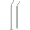 thumbnail image 1 of Perrin And Rowe U.6388 Brass Floor Pillar Legs For Tub Fillers - Chrome, 1 of 5