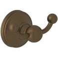thumbnail image 1 of Perrin And Rowe U.6622 Georgian Era Double Robe Hook - Bronze, 1 of 5