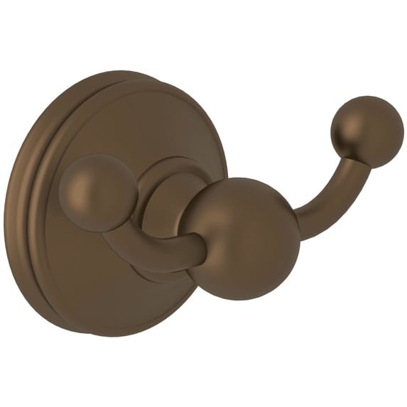 Perrin And Rowe U.6622 Georgian Era Double Robe Hook - Bronze