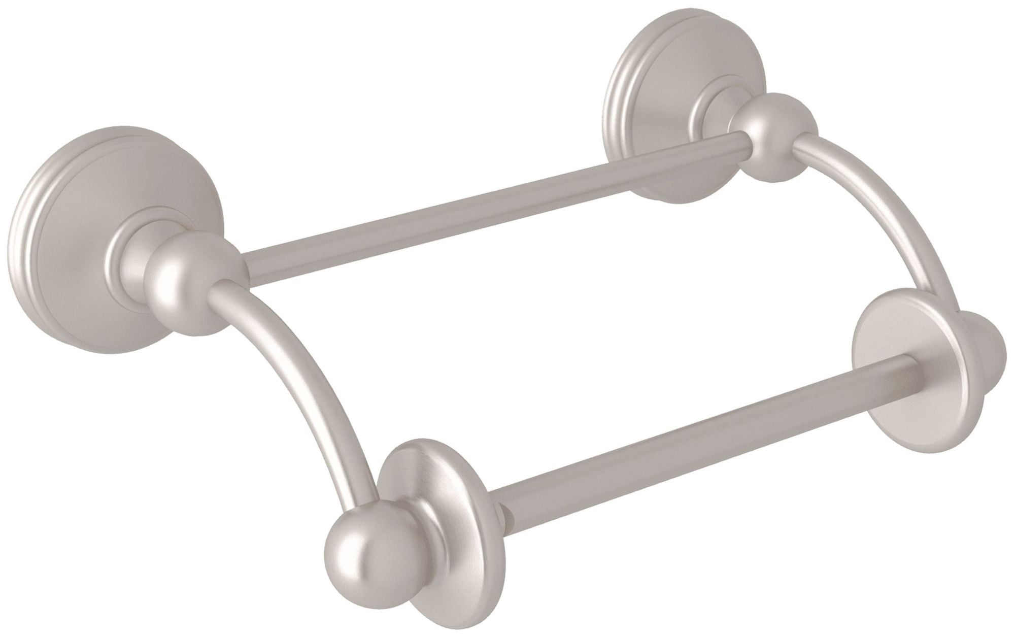 Perrin And Rowe U.6648 Georgian Era Wall Mounted Pivoting Toilet Paper Holder - Nickel