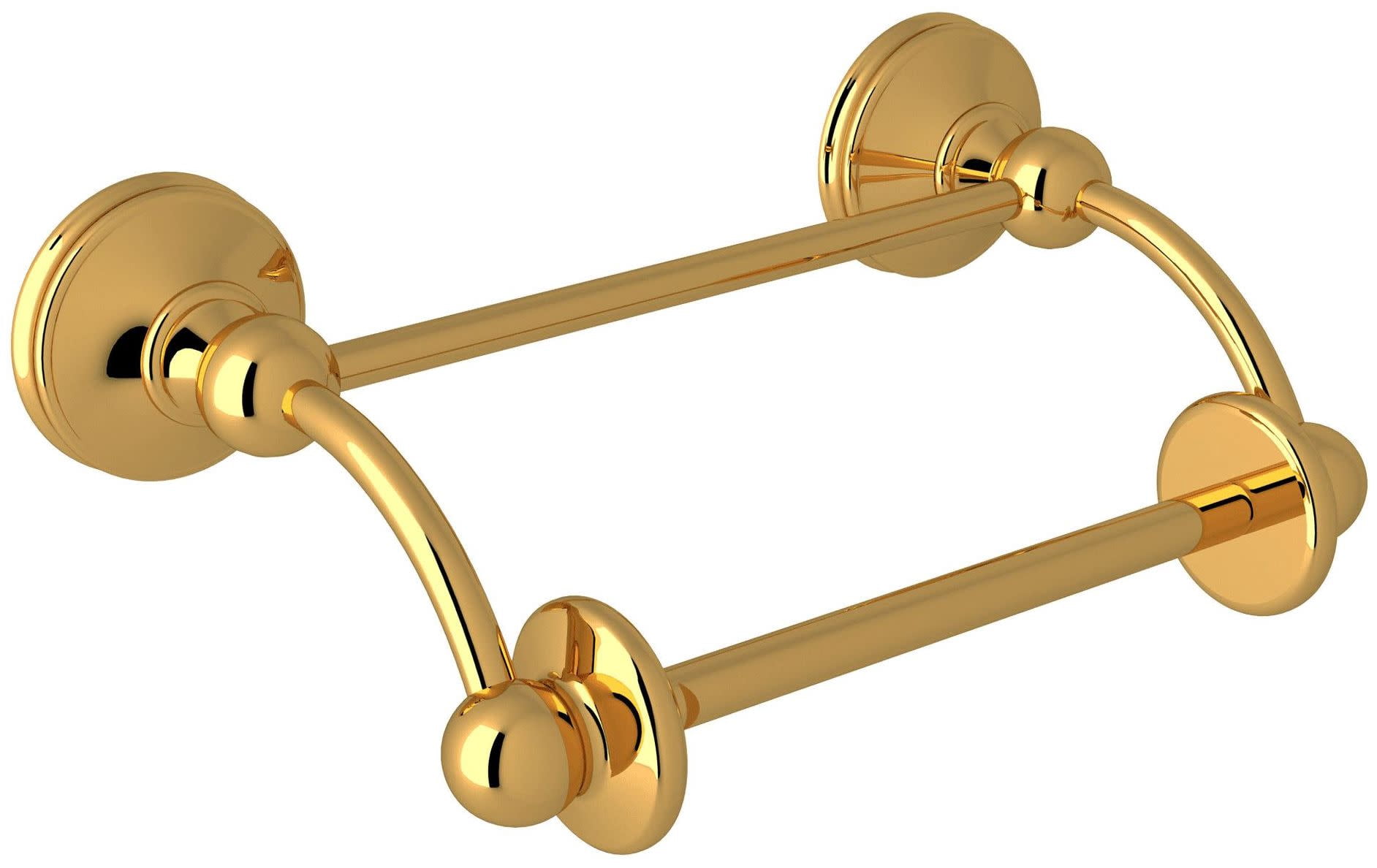 Perrin And Rowe U.6648 Georgian Era Wall Mounted Toilet Paper Holder - Brass