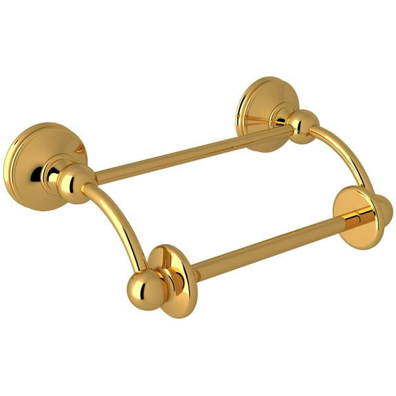 Perrin And Rowe U.6648 Georgian Era Wall Mounted Toilet Paper Holder - Brass