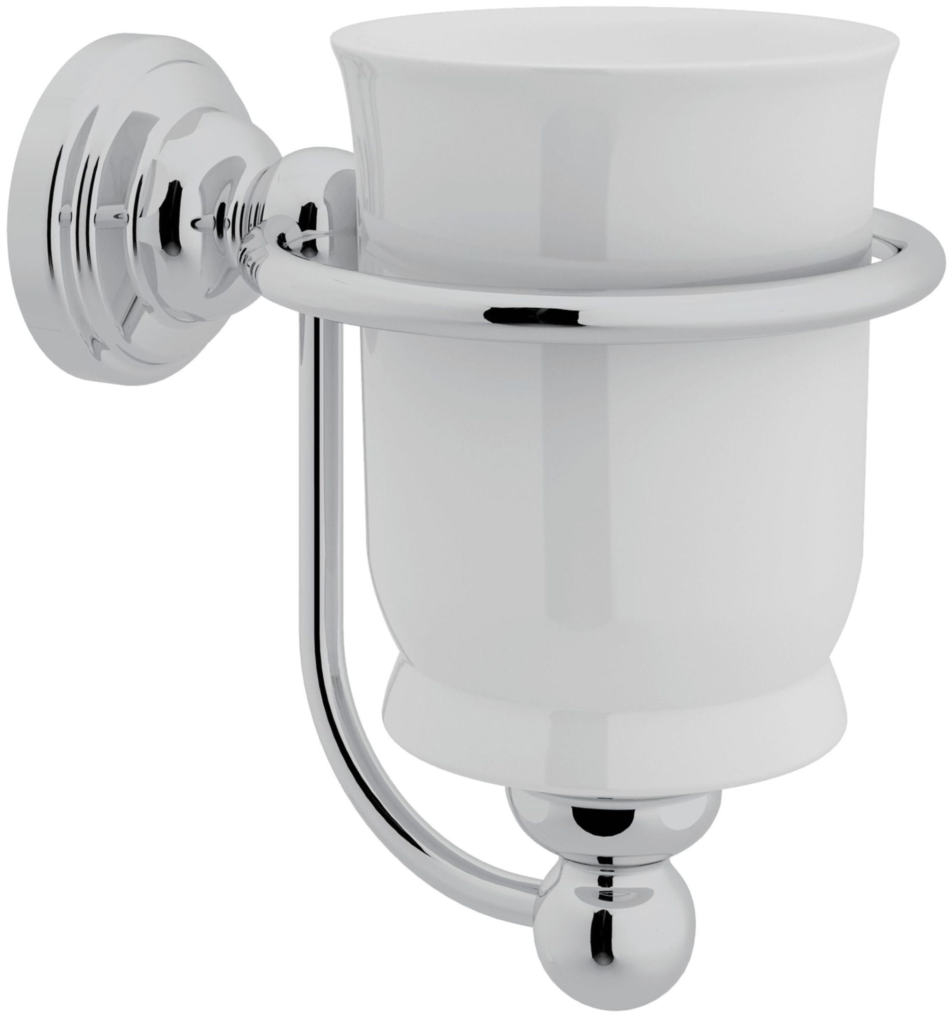 Elegance Chrome Tumbler Holder With Frosted Glass - Keuco 11650019000