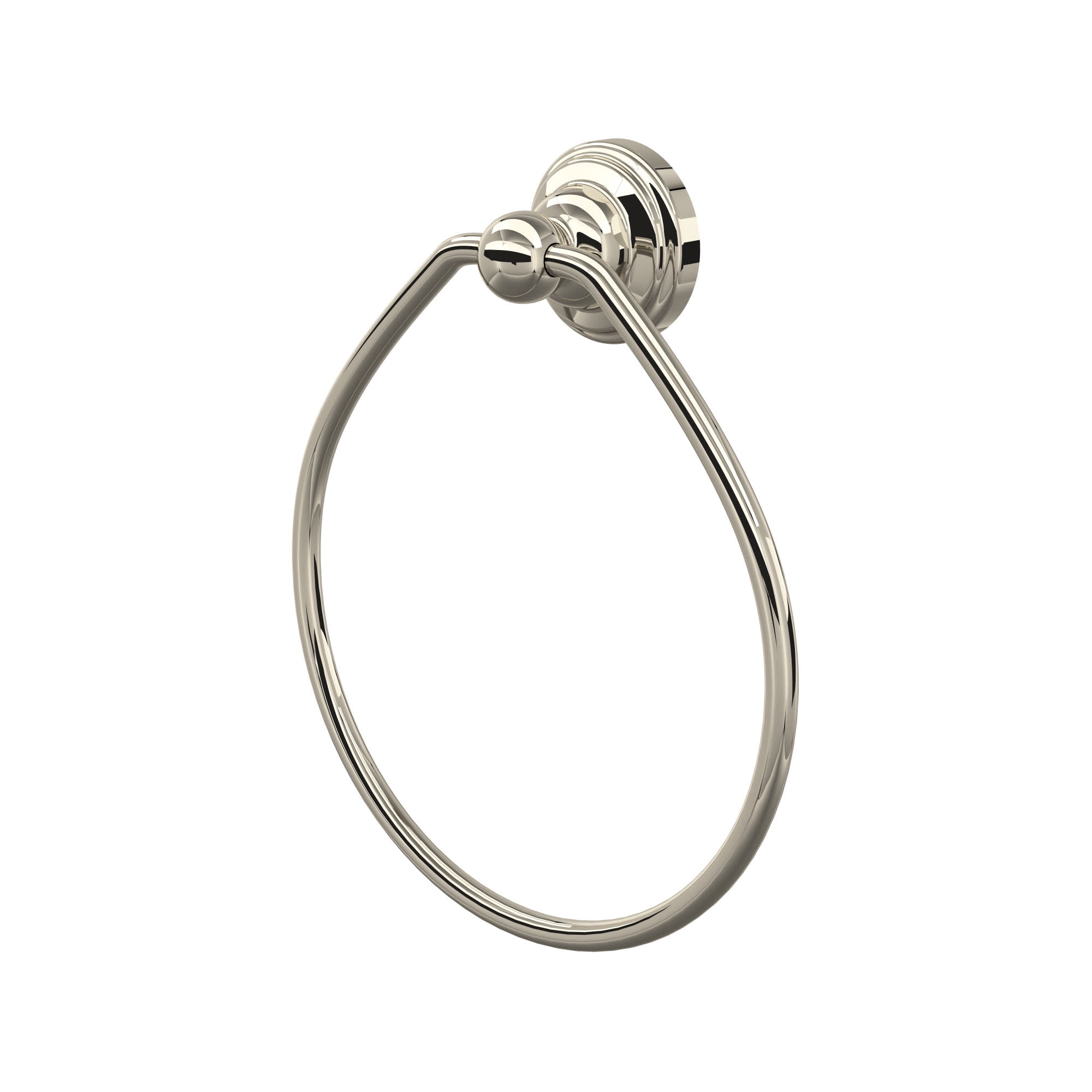 Polished Nickel Traditional Wall Mounted Towel Ring