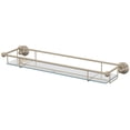 thumbnail image 1 of Perrin And Rowe U.6953 Edwardian 20" Tempered Glass Vanity Shelf - Nickel, 1 of 5