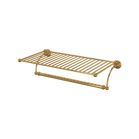 Perrin And Rowe U.6961 Edwardian 20" Wall Mounted Towel Rack - Gold