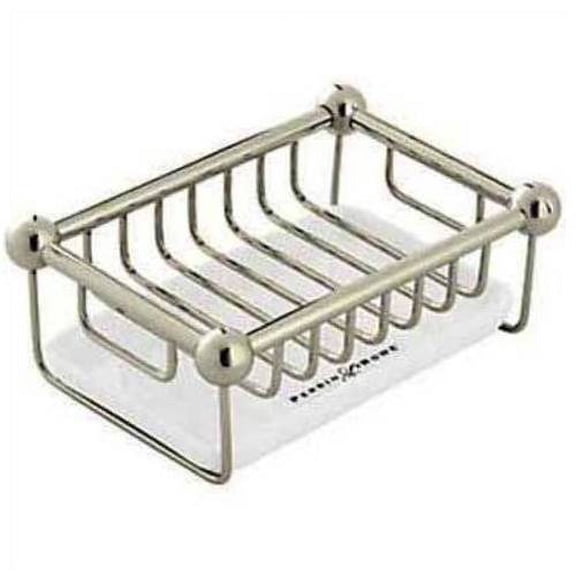 Perrin And Rowe U.6972 Free Standing Brass Soap Basket - Nickel