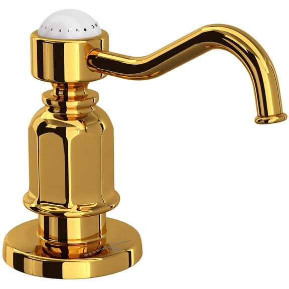 Perrin And Rowe U.6995 Deck Mounted Soap Dispenser - Brass