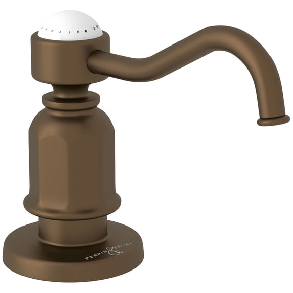 Perrin And Rowe U.6995 Deck Mounted Soap Dispenser - Bronze