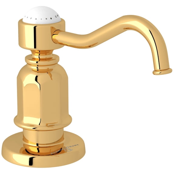 Perrin And Rowe U.6995 Deck Mounted Soap Dispenser - Gold