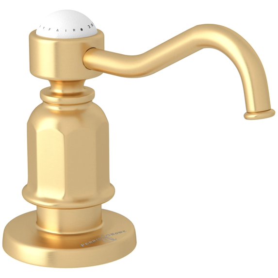 Perrin And Rowe U.6995 Deck Mounted Soap Dispenser - Satin English Gold