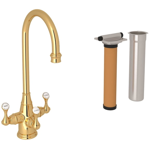 Perrin And Rowe U.Kit1220ls-2 Georgian Era Three Handle Bar Filter Water Dispenser Kit -