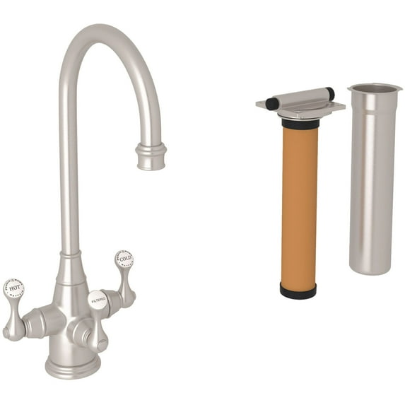 Perrin And Rowe U.Kit1220ls-2 Georgian Era Three Handle Bar Filter Water Dispenser Kit -